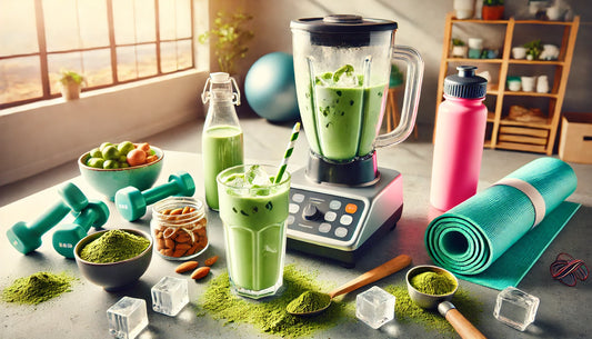 Muskelaufbau mit Matcha Proteinshake
