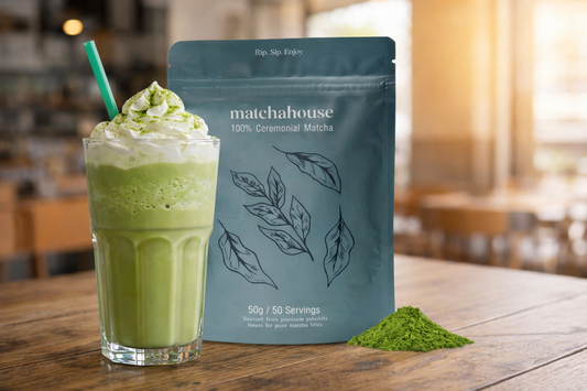 Matcha Frappuccino zu Hause zubereiten